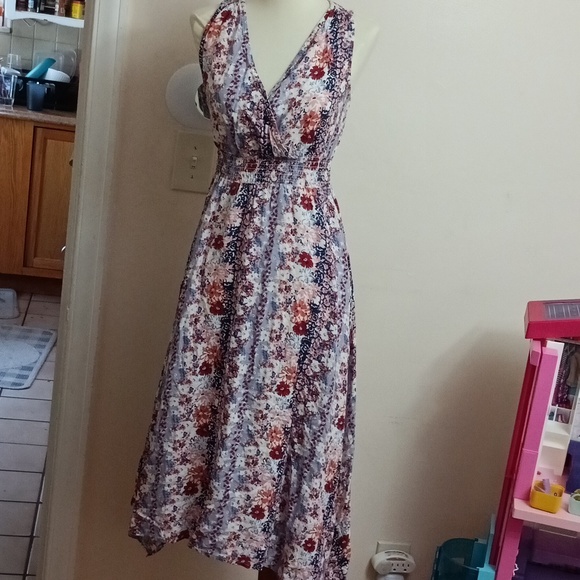 Jessica Simpson Dresses & Skirts - Jessica Simpson Women's Sleeveless Floral Flowy Dress sz S